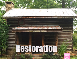 Historic Log Cabin Restoration  Twiggs County, Georgia